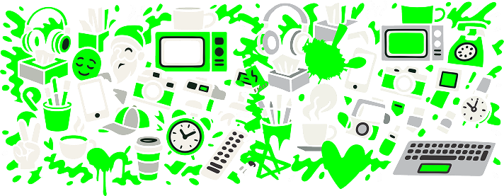 Fundo com mão segurando celular